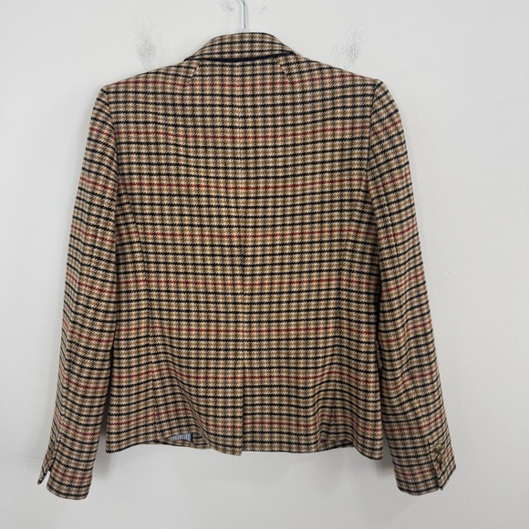 J.Crew Herringbone Wool Blend Schoolboy Blazer Size 4 Classic Tailored Jacket - Picture 5 of 14